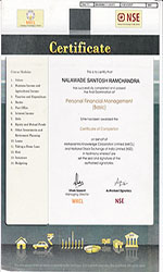Certificate of Personal Financial Management
